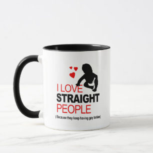 Caneca Eu Amo Pessoas Hétero