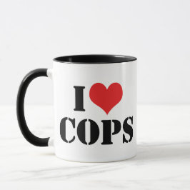 Caneca Eu Amo Policiais