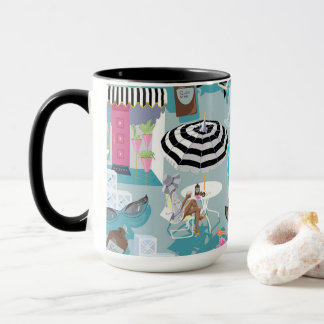 Caneca Eu Amo Primaveras De Palma, Retro Resort 15 oz. Co