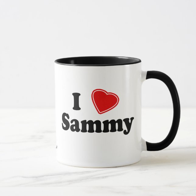 Caneca Eu amo Sammy (Direita)