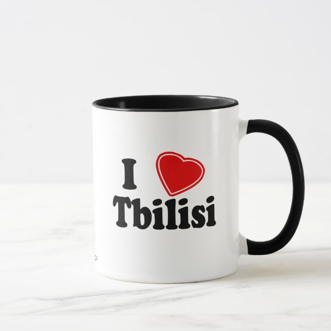 Caneca Eu amo Tbilisi (Direita)