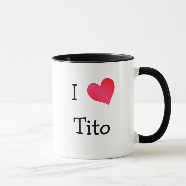 Caneca Eu Amo Tito (Direita)