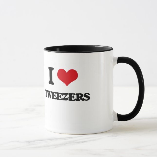 Caneca Eu amo Tweezers (Direita)