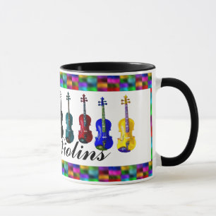 CANECA EU AMO VIOLINS-MUG