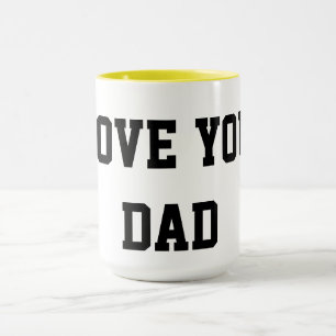 Caneca Eu Amo Você Papai – Presente para Pai, Aniv