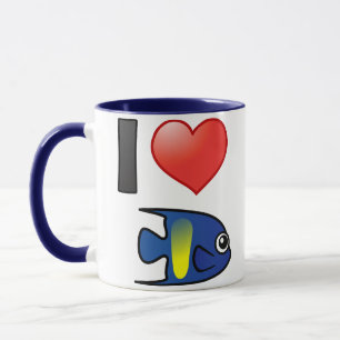 Caneca Eu Amo Yellowbar Angelfish