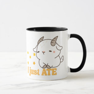 Caneca Eu Apenas Comi "Gato Bonito Kawaii Starry Snack Ti