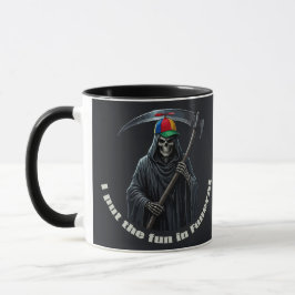 Caneca Eu Coloco a Diversão no Funeral
