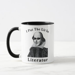 Caneca Eu Coloquei A Literatura Engraçado Shakespearean