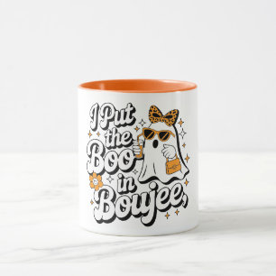 Caneca Eu Coloquei o Boo no Boujee de Halloween