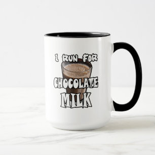 Caneca Eu Corro por Chocolate Milk Correndo