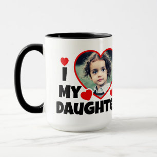 Caneca Eu Corto Minha Filha Foto Personalizada