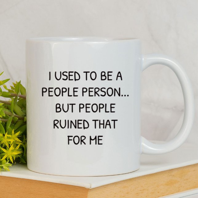 Caneca Eu Costumava Ser uma Pessoa Divertida | Sarcástico (Criador carregado)