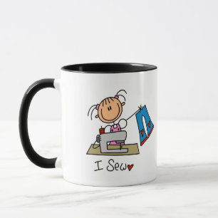 Caneca Eu Costuro Camisetas e Presentes