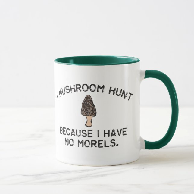 Caneca Eu cresço rapidamente caça porque eu não tenho (Direita)