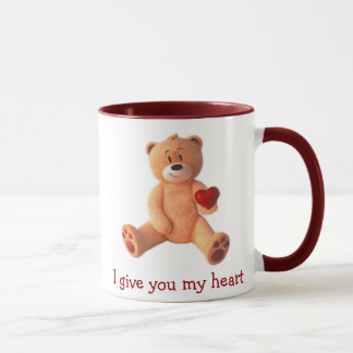 Caneca Eu dou-lhe meu coração