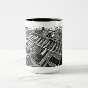 Caneca Eu era nascido na base aérea Japão de Tachikawa