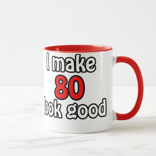 Caneca Eu faço 80 ficar bem (Direita)