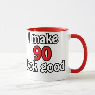 Caneca Eu faço 90 ficar bem