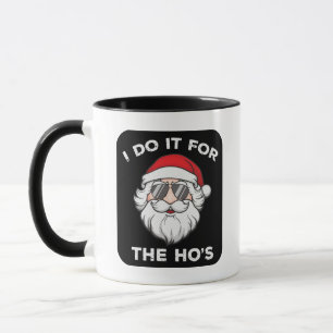 Caneca Eu Faço Isso Pelas Gatinhas Natal Divertido de Nat