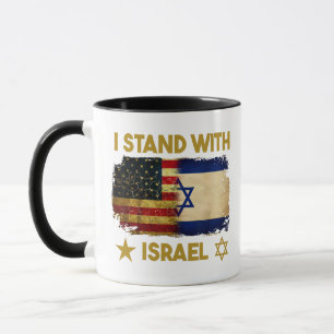Caneca Eu Fico Com A Camisa De Israel Eu Fico Com Israel