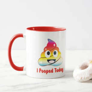 Caneca eu fiz cocô hoje