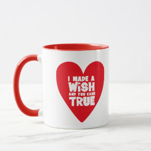 Caneca EU FIZ UM PEDIDO Coração de Amor