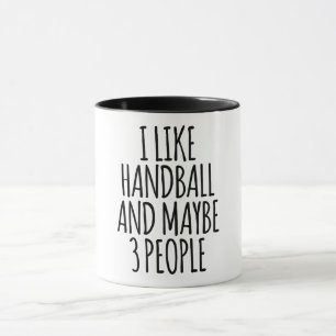 Caneca Eu Gosto De Andebol E Talvez De 3 Pessoas