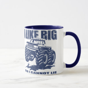 Caneca Eu gosto de caminhões grandes