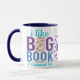 Caneca Eu Gosto De Grandes Mugs E Não Consigo Mentir, Liv