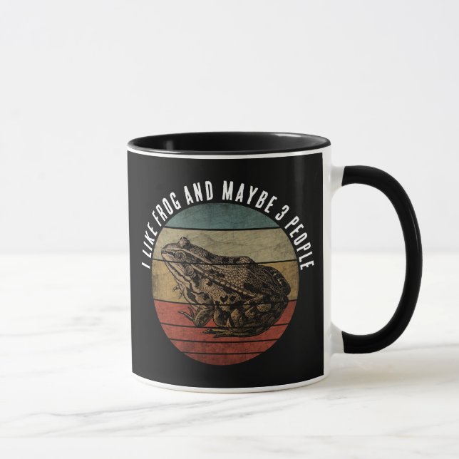 CANECA EU GOSTO DE RÃ E TALVEZ 3 PESSOAS (Direita)