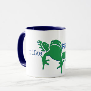 Caneca Eu gosto de sapos