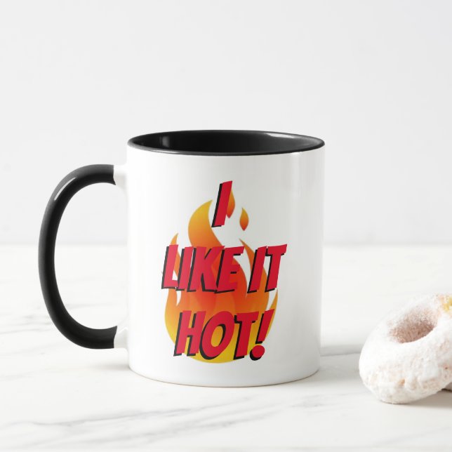 Caneca "Eu Gosto Disso Quente!" (Com Donut)