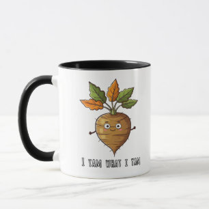 Caneca Eu Grito O Que Eu Sou Fofo E Fofo De Design De Out