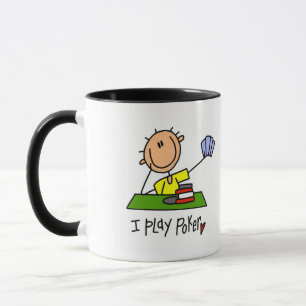 Caneca Eu Jogo Camisetas de Poker e Presentes