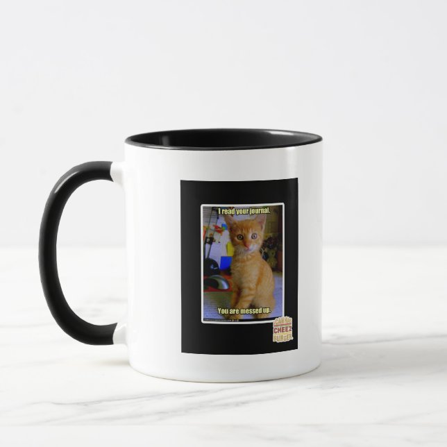 Caneca Eu li o seu diário (Esquerda)