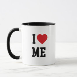 Caneca Eu ❤️ME — Amor-próprio Fofo 