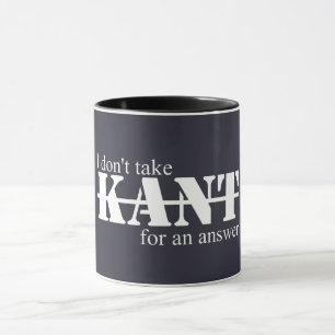 Caneca Eu Não Aceito Kant