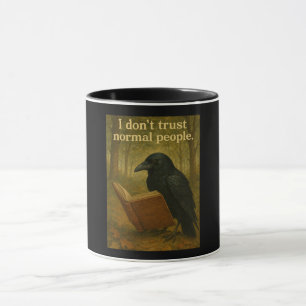 Caneca Eu não confio em pessoas Raven Coffee Mug