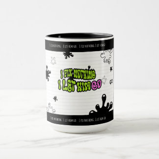 Caneca Eu Não Conserto Nada. Eu O Deixo Ir | Citação Mini