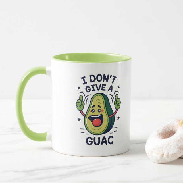 Caneca Eu não dou um trocadilho de abacate (Com Donut)