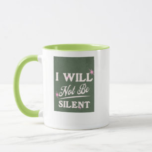 Caneca Eu Não Ficarei Silencioso