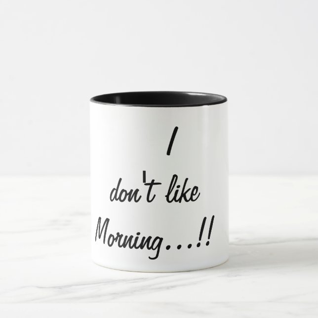 Caneca eu não gosto da manhã (Centro)
