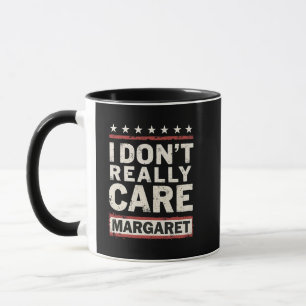 Caneca Eu não me importo com Margaret J.D. Vance VP Humor