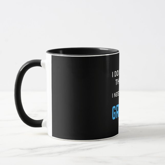 Caneca Eu não preciso de terapia Eu preciso ir para a cit (Esquerda)