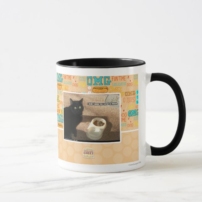 Caneca Eu não sei que você se importou (Direita)