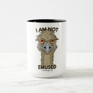 Caneca Eu não sou chalaça engraçada do Emu de Emused