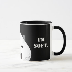 Caneca EU NÃO sou gordo. Eu sou suave.