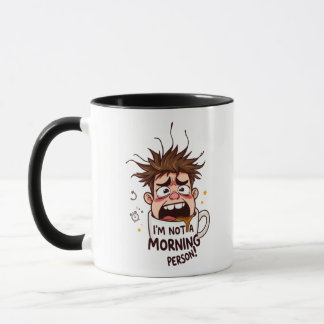 Caneca "Eu não sou uma pessoa matinal" (homem)