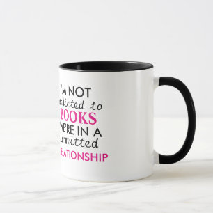 Caneca Eu não sou viciado aos livros